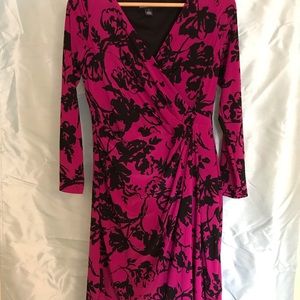 Floral wrap dress